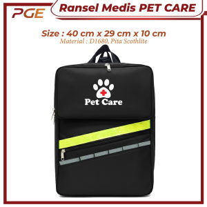 Ransel Medis Pet Care Bag Tas Perlengkapan Medis Emergency Kit Tas P3K SAR