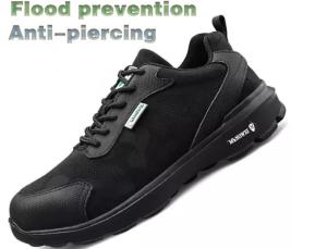 QINHUIZE Ultra-light labor insurance shoes mens soft bottom lightweight comfortable casual breathable wear-resistant anti-smashing anti-piercing steel toe cap safe work