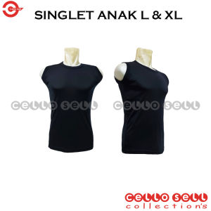 Kaos Tanpa Lengan Pria / Kaos Singlet Cowok / Atasan Cowok