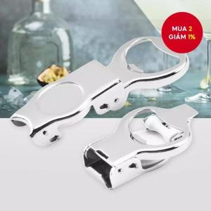 2 in 1 Dụng cụ mở nắp chai và Nắp đậy chống rò rỉ cho nước soda nắp gập giữ tươi.