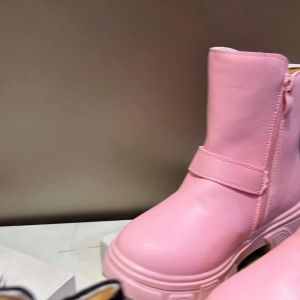 Future seeds rubber shoes boots for kids girls zip heels boots for kids girl size 26-36
