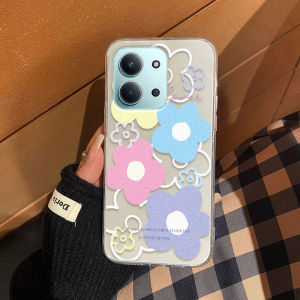 Phone Casing for Redmi 17 5G Redmi 15c 5g Redmi 15 5g New 2026 Beautiful Flower Pattern Shockproof Clear Silicone Soft Case for Redmi 17 5G for Girl Phone Cover Case