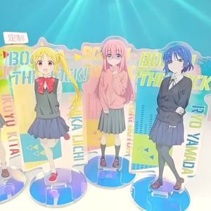 2023 Japan Anime Bocchi The Rock Gotou Hitori Ijichi Nijika Yamada Ryo Kita Ikuyo Acrylic Figure Stand Model Plate Desk Decor Cosplay Xmas Keychain kids gift