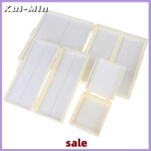 Kui-Min Plastic Microscope Slide Box 25/50/100pcs Biological Slices Storage Case