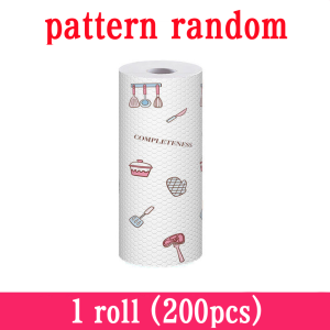 Kitchen paper towels washable grease removal disposable dishcloths absorbent and oil-absorbent wipes Reusable