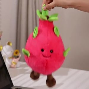 Little Red Book vegetable and fruit series plush toys including tomato and apple dolls