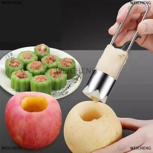 [COD] WEICHENG Thép không gỉ trái cây lõi Remover Apple Lê Ớt chuông pitter extractor công cụ đa năng Rau lõi puller tiện ích nhà bếp
