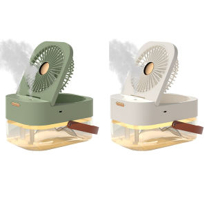 Portable Dual-core Refrigeration Air Cooler & Mini Fan USB Water Spray Mist Air Conditioner