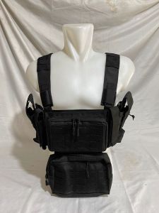 Chestrig Taktis KRAKEN I Tas Dada Mini Chestrig Modular Hijau Tas Dada Tactical Rompy Body Vest