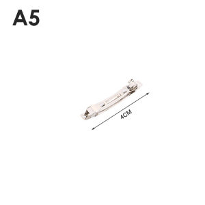 Minwen 10Pcs Spring Hair Clips Base Blank Automatic Barrette Handmade Bow Hairpin DIY Jewelry Making Accessories