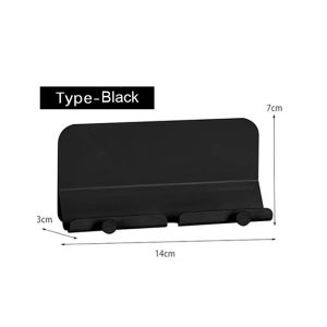 Wall Mobile Phone Holder Plug Phone Charging Stand Remote Control Storage Box Bracket Punch-Free Mounted Organizer Holders