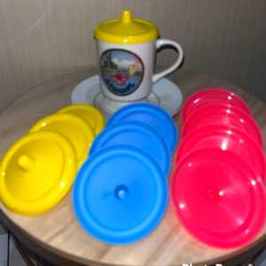 ( 6 PCS ) tutup gelas KH cangkir mug termurah