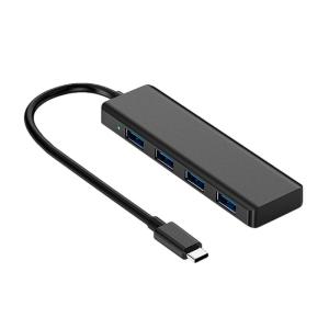 Fast Speed USB3.0 Dock Station 4 Port Splitter USB/Type C Connecting for Laptop Consoles Printer Keyboards Mouse