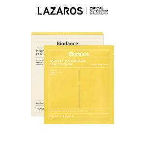 BIODANCE Radiant Vita Niacinamide Real Deep Mask (34g*4ea)