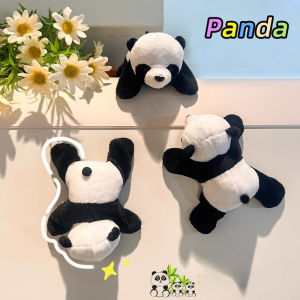 Cute Panda Plush Fridge Magnet Cartoon Plush Panda Magnet Fridge Stickers Home Decoration Gift