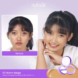 PROMO..!! NuFace Flawless+ Serum Cushion with SPF 30 PA+++ (Medium to High Coverage)