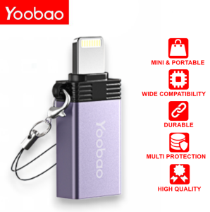 Yoobao A-L01 USB-A Female to Lightning Male OTG Adapter High Quality with Lanyard For Apple Devices