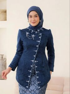 Baju Kebaya Wanita Bridesmaid Ayu Janggan Kebaya Wisuda Lamaran Tunangan Pesta pernikahan Emerald