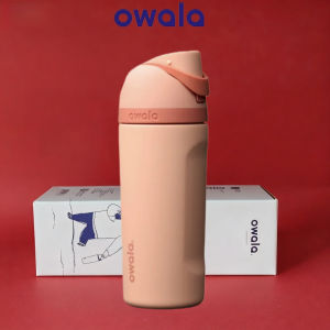Penhao store OwalFreeSip Kids 6oz tumbler- BPA-Free bottle with Straw lid School outdoor water bottle