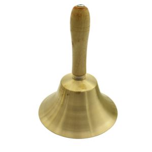 SEKINEW Tay cầm gỗ Chuông tay siêu ồn Đa năng Di động Chuông tay bằng đồng Sáng tạo Dễ cầm nắm Chuông gọi bằng đồng nguyên chất Người già