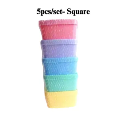 5PC Colorful Mini Food Container Storage Box 85ML | Bekas Kotak Makanan | Small Plastic Box | Baby Food Box