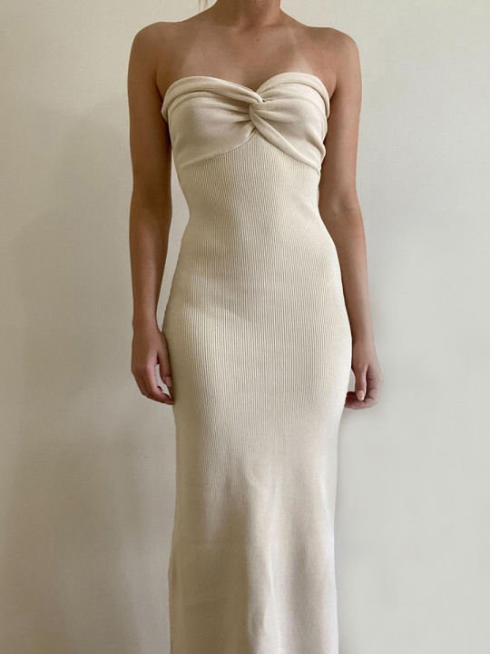 Rotate Beaded Maxi Tube Dress 115049 2734 main image 0