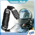Kunci Helm Motor 4 Digit Gembok Helm Anti Maling Multifungsi Gembok Kecil Koper Kunci Pengaman Helm. 