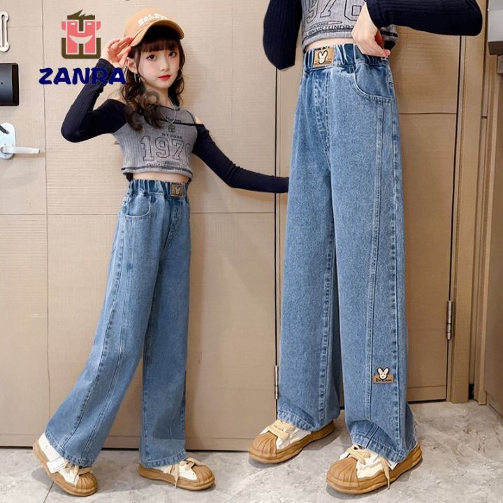 Kids Girls Skinny Ripped Jeans Denim Stretchy Fashion Pants Jeggings 5-13  Years | eBay