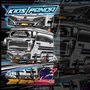 Stiker Bus Basuri Viral Isi 100 pcs Kuat Tahan Air Termurah bisa COD stiker bus