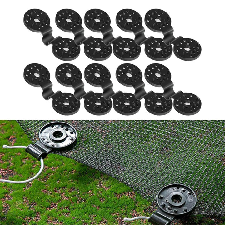 Junejour 5/10/20Pcs Sun Shade Net Clips Greenhouse Garden Sunshade