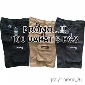 BIG SALE 3 PCS CELANA CARGO PENDEK PRIA DEWASA/CELANA CARGO PRIA TERBARU/CELANA PENDEK TERMURAH/CELANA DISTRO PRIA