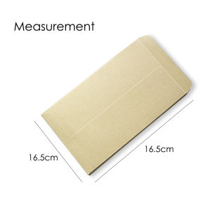 AMK 1PC Paper Envelope 16.5cm X 10cm 1PC Brown Colour Postcard Sampul Surat Kertas Tahan Lasak