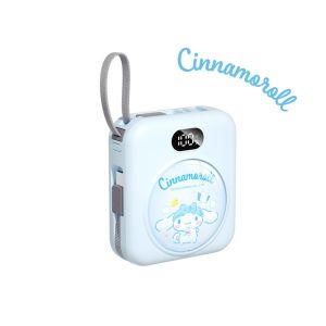 【CCC certification】Sanrio 10000 mAh Power Bank with Cable Pocket Power Bank 22.5W Fast Charging LED Power Bank 3C