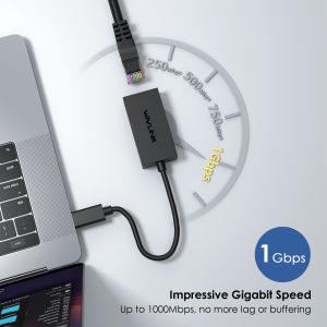 WAVLINK USB C to Ethernet Adapter 1/2.5/5G wired network card Driver free RJ45 Gigabit Ethernet Network Adapter for Laptops Computers and More Grey Aluminum Case for Windows 10/11 Mac OS 11 or Later Linux and More