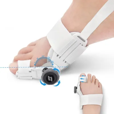 Bunion Corrector Orthopedic Bunion Toe Straightener Bunion Splint for Women Men Adjustable Direction Bunion Corrector for Right/Left Foot Bunion Corrector 1pc Plastic One Size