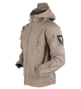 Tactical jacket for men waterproof windbreaker hoodie and outdoor motorcycle jacket.