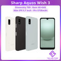 Điện thoại Sharp Aquos Wish 3 màn 5.7 inch nhỏ gọn - Dimensity 700. 