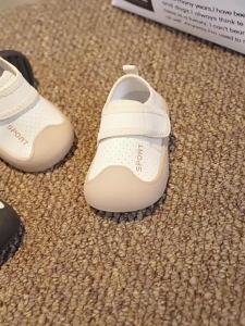 รองเท้าเดินง่ายสำหรับเด็กผู้ชาย 6 เดือน -1 หนึ่ง 2 รองเท้าเด็กทารกปีที่มีพื้นรองเท้านุ่มสำหรับเด็กเล็ก 2025 รองเท้าใหม่สำหรับเด็กผู้หญิงฤดูใบผลิและฤดูใบร่วง