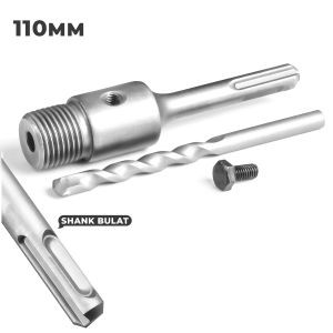 Core Drill BIt 30MM-100MM Hole Saw dan Adaptor 110MM Bahan Baja Berkualitas - 6635