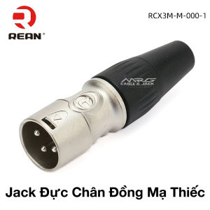 Jack Canon Cái Neutrik Chính Hãng Thuỵ Sỹ (Liechtenstein) NC3FXX XLR Cable Connector Male 3 Pole. J-CN