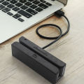 Credit Card Reader 3 Track Magnetic Stripe Card Reader Power on Self Test for Identity Verification. 