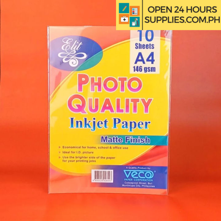 Elit Photo Paper Photo Inkjet Matte 146gsm A4 10 sheets matte photo