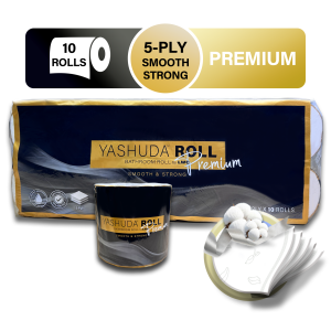 Local Malaysia Toilet Roll Bathroom Tissue (9000s x 5Ply X 10 Rolls) YASHUDA Roll Deluxe