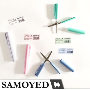 Gunting Mini / Saku / Lipat / Pulpen / Portable / Pen-Type / Pocket Scissors Samoyed SC-PM6