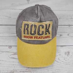 Topi Baseball Cap Snapback Model ROCK Embroidery Sport Hat