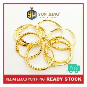 Yon Hing Subang Bulat Emas 916