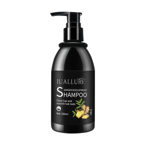 Hair Growth Ginger shampoo 200ml Strengthen hair roots Hair growth Ginger and Ginseng Herbal Extract Anti hair lossPromote thicker hair growth/Control oil/Relieve itching