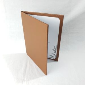 LusioSB Buku Menu Cafe Premium A4 Kulit Faux Leather Isi 2 Menu Book