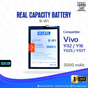 WIXEL Baterai B-W1 Vivo Y16 / Y02 / Y02S / Y02T Double Power Real Capacity Batre Batrai Battery Original Ori Dual BW1
