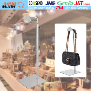Ready Stock Adjustable Gantungan Tas Handbag Display Stand Stainless Steel
